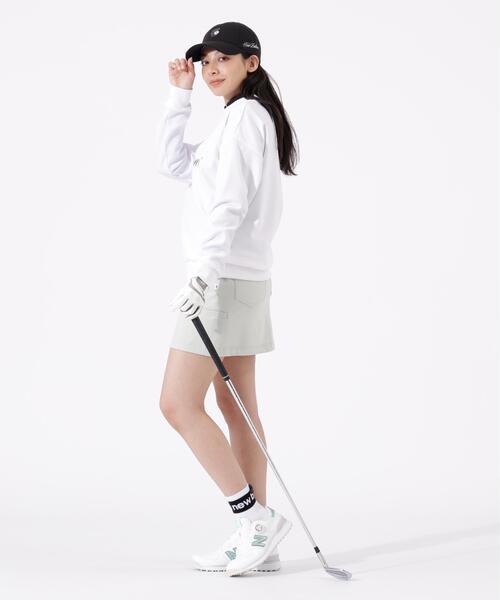 New Balance Golf（ニューバランスゴルフ）の「スウェット クルーネック プルオーバー (WOMENS)（スウェット・レディース・ホワイト/ブラック/ベージュ系その他2・LARGE/MEDIUM）」の16枚目の写真