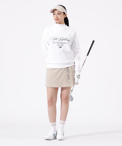 New Balance Golf（ニューバランスゴルフ）の「スウェット クルーネック プルオーバー (WOMENS)（スウェット・レディース・ホワイト/ブラック/ベージュ系その他2・LARGE/MEDIUM）」の17枚目の写真