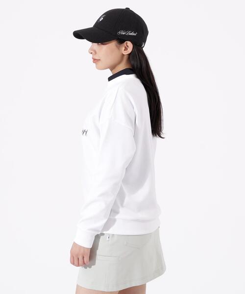 New Balance Golf（ニューバランスゴルフ）の「スウェット クルーネック プルオーバー (WOMENS)（スウェット・レディース・ホワイト/ブラック/ベージュ系その他2・LARGE/MEDIUM）」の19枚目の写真