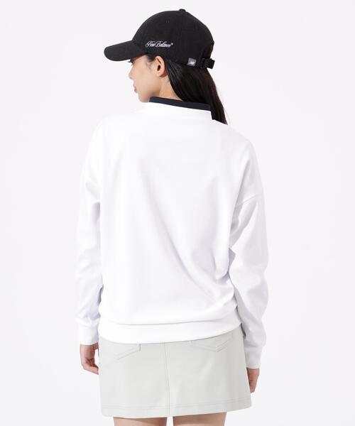 New Balance Golf（ニューバランスゴルフ）の「スウェット クルーネック プルオーバー (WOMENS)（スウェット・レディース・ホワイト/ブラック/ベージュ系その他2・LARGE/MEDIUM）」の20枚目の写真