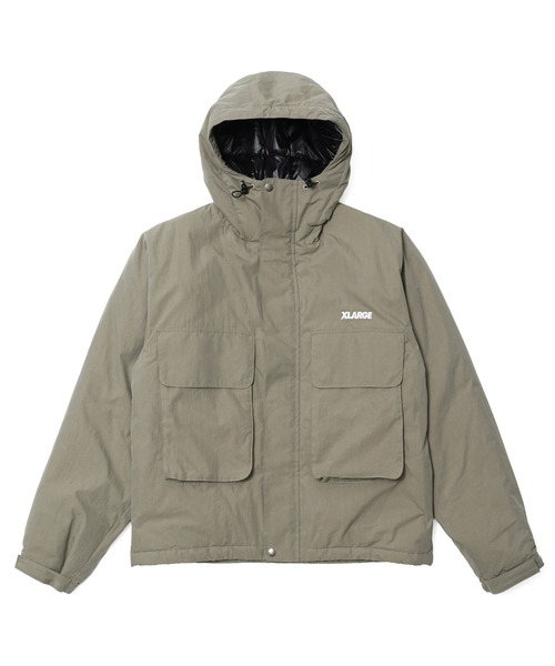 XLARGE(エクストララージ)の「URBAN PUFFER JACKET(ブルゾン・メンズ・ブラック/ブルー/カーキ・XL/L/M/S)」の2枚目の写真