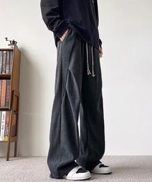 AsaAura（アサオーラ）の「ヘリンボーン柄イージーワイドパンツメンズ（その他パンツ）」