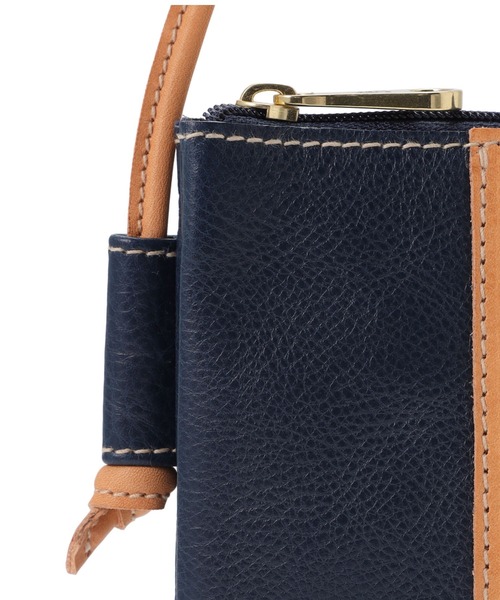 IL BISONTE(イルビゾンテ)の「IL BISONTE / クロスボディバッグ / 2026 AUTUMN WINTER(ショルダーバッグ・レディース・ブルー/ダークブラウン・FREE)」の8枚目の写真