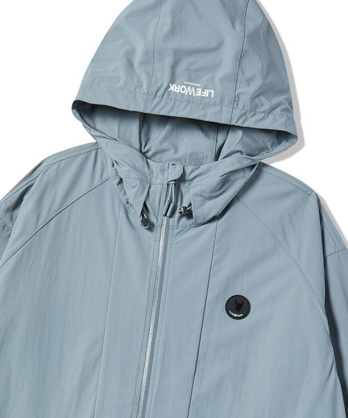LIFE WORK(ライフワーク)の「ユーティリティパネルフードジャケット(パーカー・メンズ・ブラック/ブルー・LARGE/MEDIUM)」の5枚目の写真