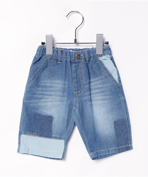 GLOBAL WORK（グローバルワーク）の「【キッズ】カコウデニムショーツ/715105（デニムパンツ・キッズ・ブルー/ライトブルー・SMALL/LARGE/MEDIUM/X-LARGE）」の2枚目の写真