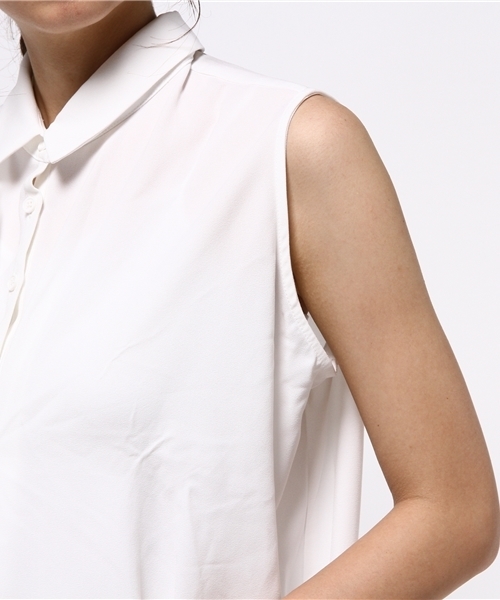 Denime（ドゥニーム）の「CHIFFON ONEPIECE/シフォンワンピース（ワンピース・レディース・オフホワイト/ネイビー・FREE）」の14枚目の写真