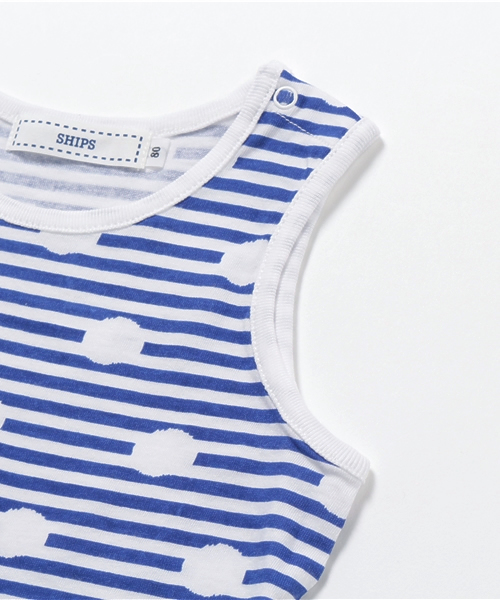 SHIPS KIDS（シップスキッズ）の「SHIPS KIDS:ドット チュール ティアード ワンピース(80～90cm)（ワンピース・キッズ・ブルー/レッド・80/90）」の6枚目の写真