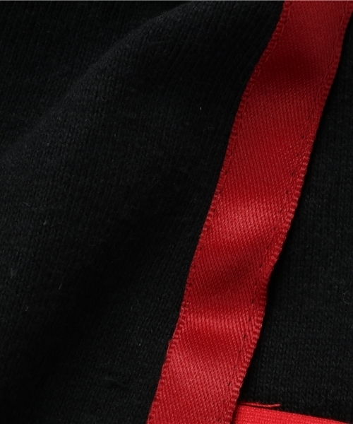 CHUBBYGANG（チャビーギャング）の「ビッグタグ裏毛ミニスカート（スカート・キッズ・ブラック/ライトグレー・140/150/110/130/160/100/120）」の7枚目の写真