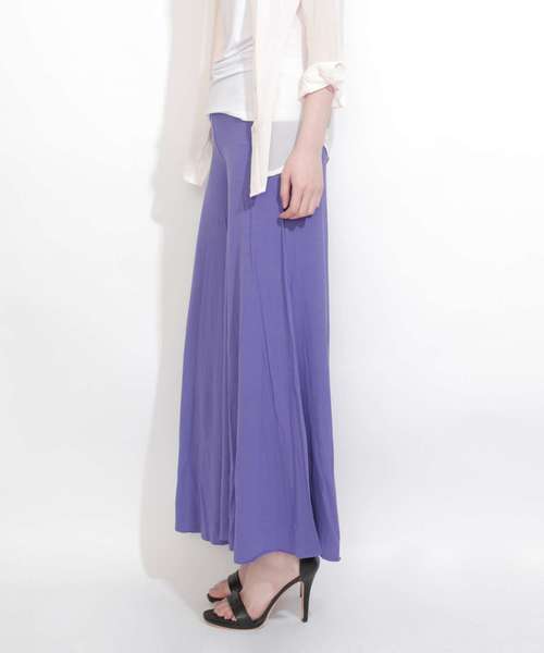 aimoha(アイモハ)の「ハイウエストワイドフレアパンツ(その他パンツ・レディース・ブラウン/グリーン/ワインレッド/ネイビー/オレンジ/グレー/ダークグリーン/パープル/ブラック/スカイブルー・SMALL/MEDIUM/LARGE)」の7枚目の写真