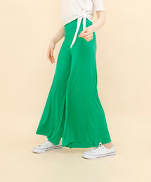 ハイウエストワイドフレアパンツ