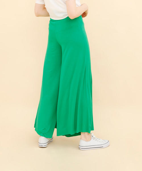 aimoha(アイモハ)の「ハイウエストワイドフレアパンツ(その他パンツ・レディース・ブラウン/グリーン/ワインレッド/ネイビー/オレンジ/グレー/ダークグリーン/パープル/ブラック/スカイブルー・SMALL/MEDIUM/LARGE)」の22枚目の写真