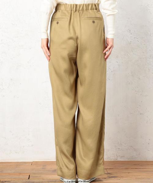 green label relaxing(グリーンレーベルリラクシング)の「◆LYチノ WIDEパンツ(チノパンツ・レディース・ストライプ/ネイビー/ベージュ・42/44/38/34/36/40)」の17枚目の写真