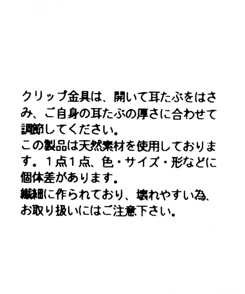 LEPSIM(レプシィム)の「ラウンドバークリップ 757136(イヤリング・レディース・ゴールド/シルバー・ONE SIZE)」の5枚目の写真