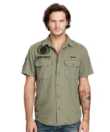 Denim & Supply Ralph Lauren | ミリタリー コットンツイル シャツ(シャツ/ブラウス)