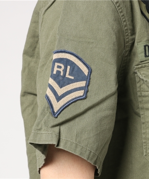 Denim & Supply Ralph Lauren(デニムアンドサプライラルフローレン)の「ミリタリー コットンツイル シャツ(シャツ/ブラウス・メンズ・グリーン・MEDIUM/SMALL/LARGE/X-SMALL/X-LARGE)」の9枚目の写真