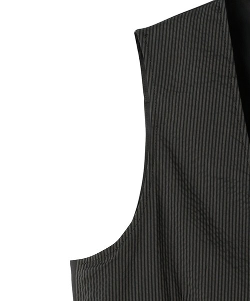 ESTNATION（エストネーション）の「ESTNATION シアサッカー3ピースベスト（ベスト・メンズ・ホワイト系その他/チャコールアッシュ/ダークネイビー・SMALL/MEDIUM/LARGE/X-LARGE）」の18枚目の写真