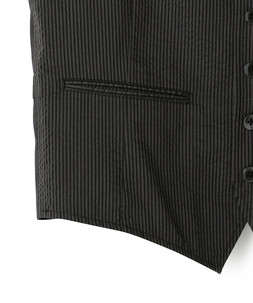 ESTNATION（エストネーション）の「ESTNATION シアサッカー3ピースベスト（ベスト・メンズ・ホワイト系その他/チャコールアッシュ/ダークネイビー・SMALL/MEDIUM/LARGE/X-LARGE）」の20枚目の写真