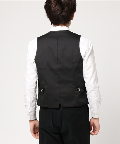 ESTNATION（エストネーション）の「ESTNATION シアサッカー3ピースベスト（ベスト・メンズ・ホワイト系その他/チャコールアッシュ/ダークネイビー・SMALL/MEDIUM/LARGE/X-LARGE）」の6枚目の写真