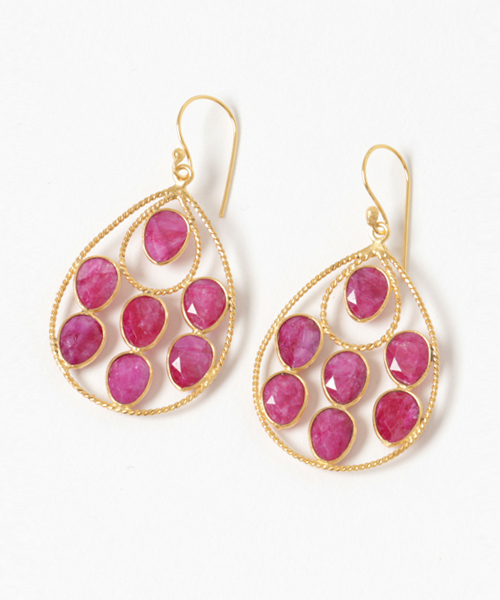 LUGG NAGG（ラグナグ）の「θしずく型ピアス（ピアス（両耳用）・レディース・ブルー/レッド/クリア/その他・FREE）」の2枚目の写真