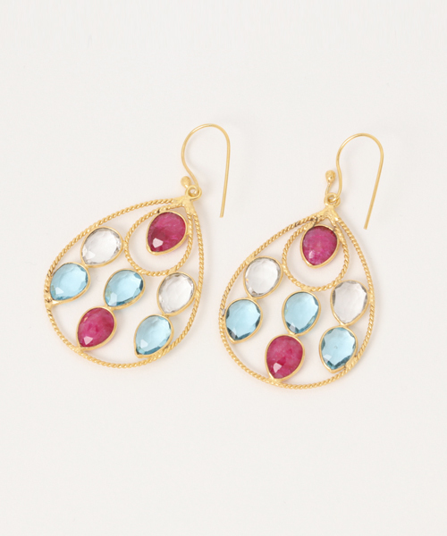 LUGG NAGG（ラグナグ）の「θしずく型ピアス（ピアス（両耳用）・レディース・ブルー/レッド/クリア/その他・FREE）」の3枚目の写真