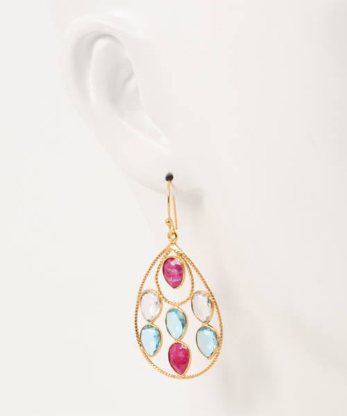 LUGG NAGG（ラグナグ）の「θしずく型ピアス（ピアス（両耳用）・レディース・ブルー/レッド/クリア/その他・FREE）」の7枚目の写真