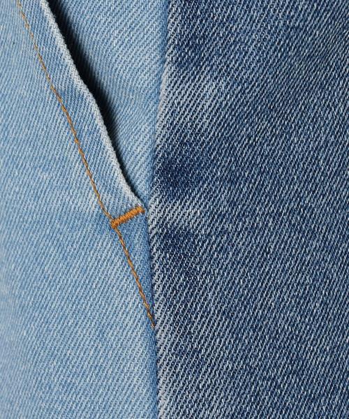 green label relaxing（グリーンレーベルリラクシング）の「CB CONTRAST ライトDNM パンツ ◆（デニムパンツ・レディース・ライトブルー・40/38/36）」の4枚目の写真