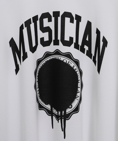 LAD MUSICIAN(ラッドミュージシャン)の「【LAD MUSICIAN】MUSICIAN LOGO TEE/MUSICIANプリントTシャツ(Tシャツ/カットソー・メンズ・ホワイト/ブラック/ダークグレー・42/44)」の10枚目の写真
