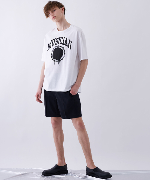 LAD MUSICIAN(ラッドミュージシャン)の「【LAD MUSICIAN】MUSICIAN LOGO TEE/MUSICIANプリントTシャツ(Tシャツ/カットソー・メンズ・ホワイト/ブラック/ダークグレー・42/44)」の12枚目の写真