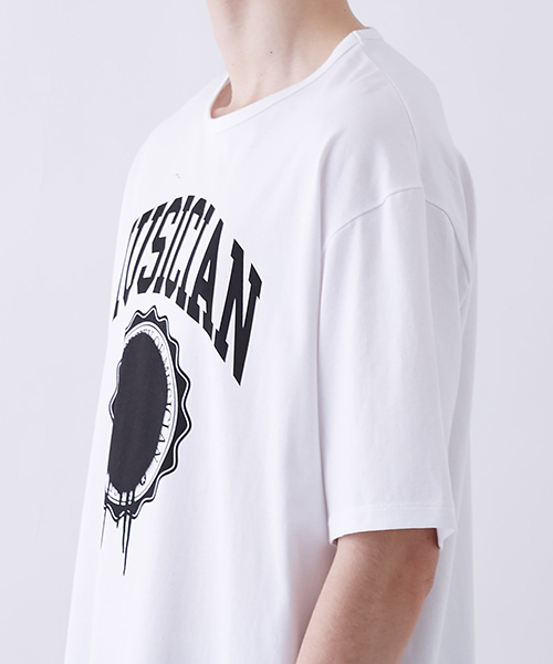 LAD MUSICIAN(ラッドミュージシャン)の「【LAD MUSICIAN】MUSICIAN LOGO TEE/MUSICIANプリントTシャツ(Tシャツ/カットソー・メンズ・ホワイト/ブラック/ダークグレー・42/44)」の17枚目の写真