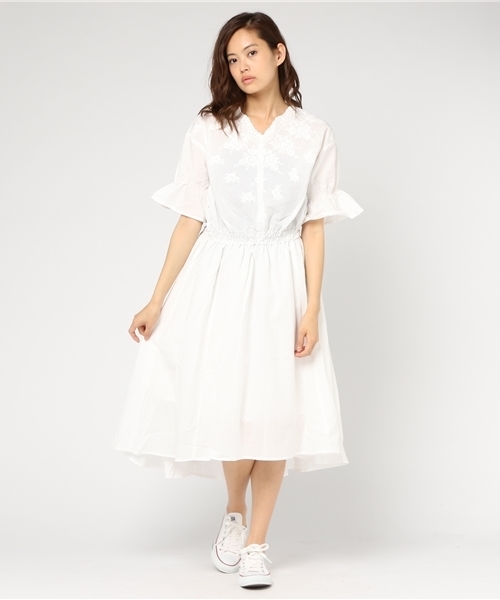 As Know As Pinky アズノゥアズピンキー の スカラって刺繍ｏｐ ワンピース ワンピース Wear