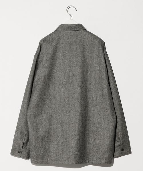 green label relaxing(グリーンレーベルリラクシング)の「『BRACTMENT(ブラクトメント)』 CANONICO ルーズ コーチ ジャケット / ブルゾン ◆(ブルゾン・メンズ・グレー/ネイビー・36/38/40)」の13枚目の写真