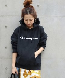 FRAMeWORK | Champion USA REVERSEWEAVEフーデットBIGシシュウ◆(パーカー)