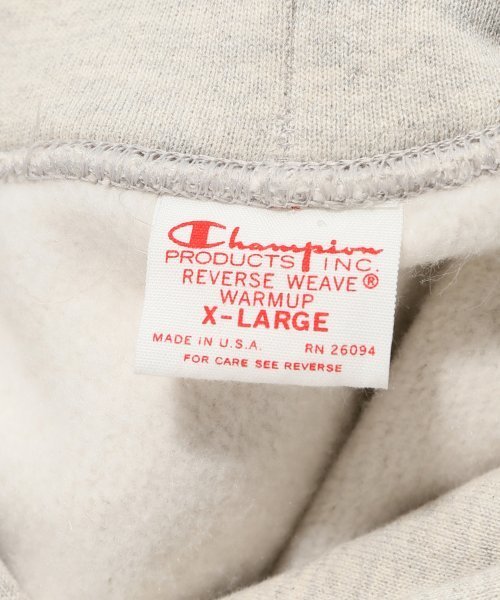 FRAMeWORK(フレームワーク)の「Champion USA REVERSEWEAVEフーデットBIGシシュウ◆(パーカー・レディース・ホワイト/ブラック・LARGE/X-LARGE)」の6枚目の写真