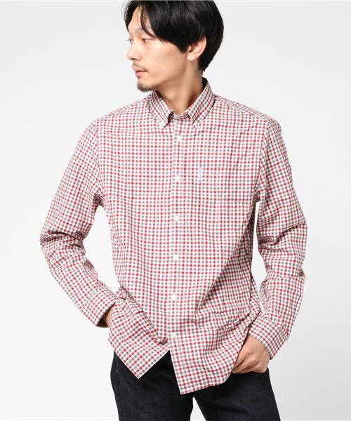 Ben Sherman(ベンシャーマン)の「ハウスギンガムチェックシャツ(シャツ/ブラウス)」|オフホワイト