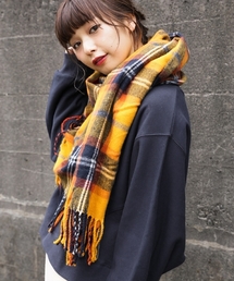 Lowrys Farm ローリーズファーム の １７ｆｗチェックストール 766352 ストール ショール Wear