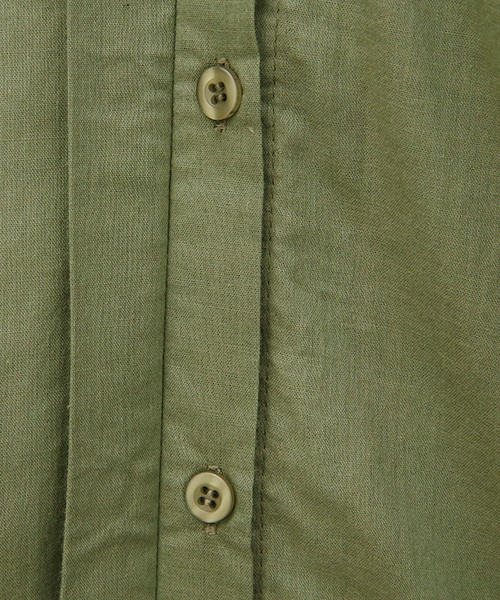 Luz Llena（ラズレナ）の「[綿100%]後ろリボン・ロングカフスシャツ（シャツ/ブラウス・レディース・オフホワイト/カーキ・MEDIUM）」の7枚目の写真