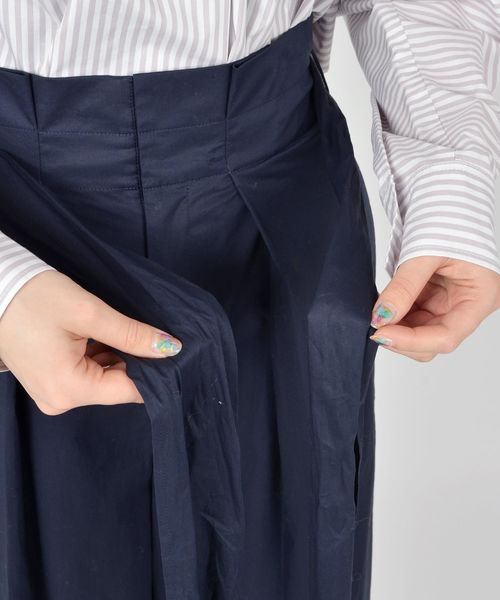 SHIPS（シップス）の「コットンリボンワイドパンツ◇（その他パンツ・レディース・ネイビー/グリーン/オレンジ・38/36）」の10枚目の写真