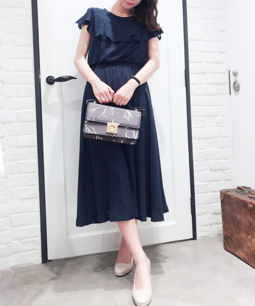 Noela ノエラ の 美人百花6月号掲載 ラウンドフリルマキシワンピ ワンピース Wear Noela ノエラ の 美人百花6月号掲載 ラウンドフリルマキシワンピ ワンピース Wear