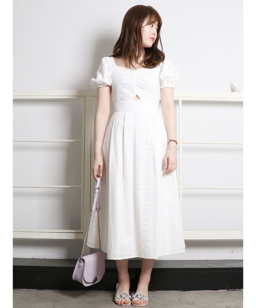 dazzlin ロングワンピース dazzlin ワンピース 「ZOZOTOWN限定」ポロニットロング