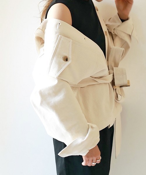 TODAYFUL（トゥデイフル）の「コットンツイルオーバージャケット