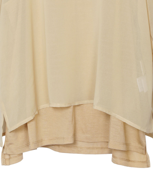 Ameri（アメリ）の「MEDI SHEER PUFF SLEEVE TOP（シャツ