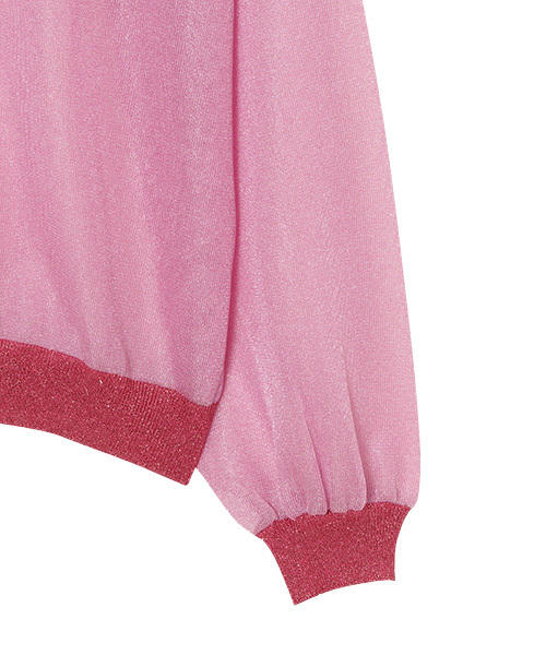 Candy Stripper（キャンディストリッパー）の「SEETHROUGH SAILOR ニット（ニット/セーター・レディース・ライトブルー/ブラック/ピンク・2）」の9枚目の写真