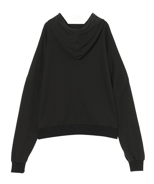 Candy Stripper(キャンディストリッパー)の「DRAMATIC HOODIE(パーカー・レディース・オフホワイト/ブラック/ヘザーグレー・2)」の5枚目の写真
