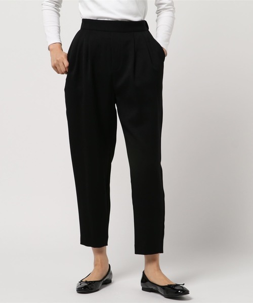 ROPE' PICNIC(ロペピクニック)の「ウーリッシュフラノテーパードパンツ(その他パンツ・レディース・ブラック/チャコールグレー/ベージュ・36/38/40)」の1枚目の写真
