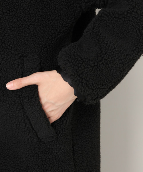 LOWRYS FARM（ローリーズファーム）の「ボアＺＩＰコート　807906（ブルゾン・レディース・ブラック/アイボリー・FREE）」の19枚目の写真