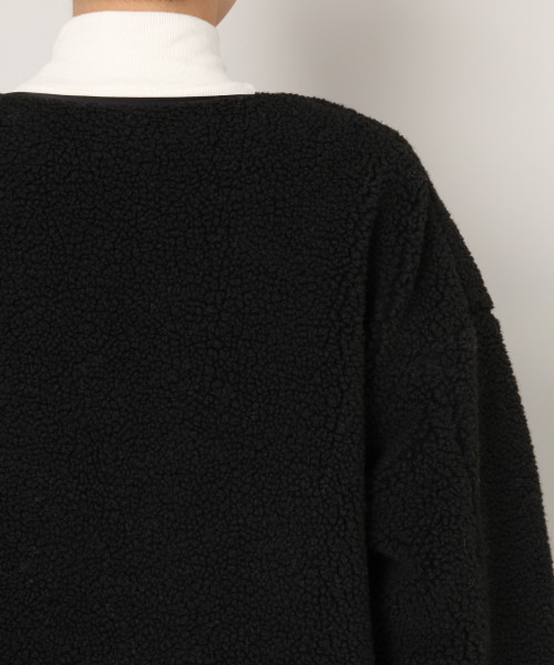 LOWRYS FARM（ローリーズファーム）の「ボアＺＩＰコート　807906（ブルゾン・レディース・ブラック/アイボリー・FREE）」の9枚目の写真