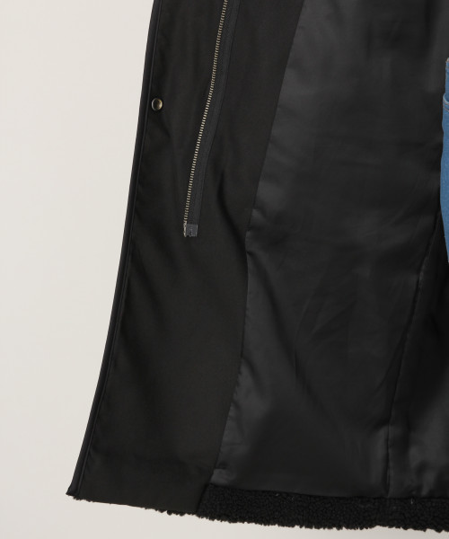 LOWRYS FARM（ローリーズファーム）の「ボアＺＩＰコート　807906（ブルゾン・レディース・ブラック/アイボリー・FREE）」の13枚目の写真