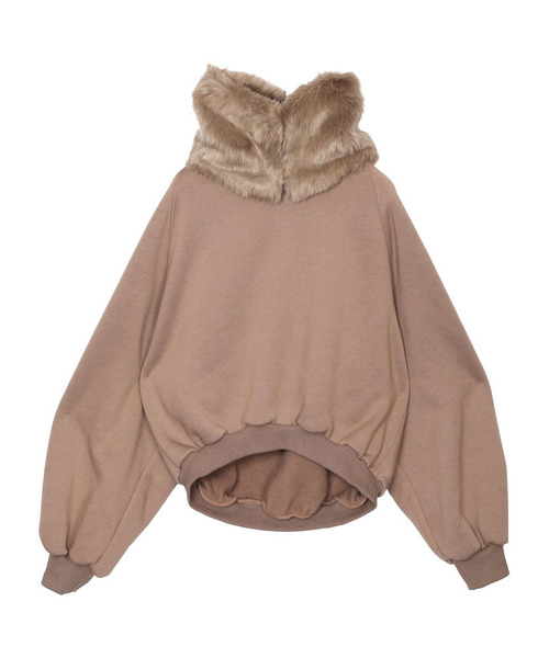 Ameri（アメリ）の「2WAY ECO FUR SWEAT（スウェット）」 - WEAR