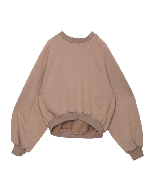トレーナー/スウェット Ameri vintage 2WAY ECO FUR SWEAT Ameri VINTAGE - Ameri♡2way eco fur sweat＊d.gryの通販 by /and
