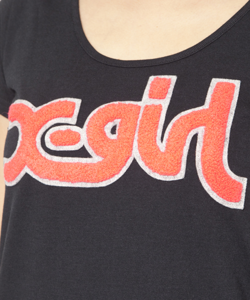 X-girl（エックスガール）の「MILLS LOGO PATCHED S/S TEE DRESS（ワンピース・レディース・ホワイト/ブラック/オレンジ/ネイビー/ライトブルー・2/1）」の10枚目の写真